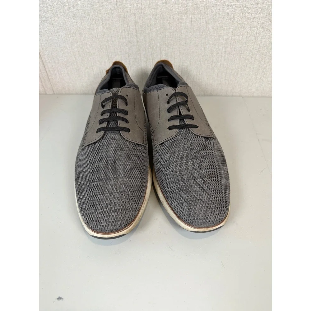 George Men's Casual Gray Memory Foam Lace-up Sport Dress Sneaker ‎ Shoes size 11